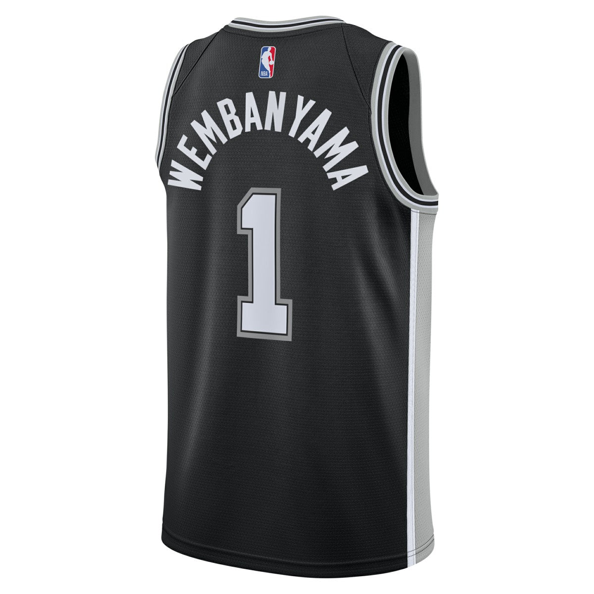 Nike - Victor Wembanyama San Antonio Spurs Youth Swingman Jersey - Icon Edition - Black