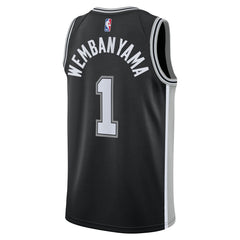 Nike - Victor Wembanyama San Antonio Spurs Youth Swingman Jersey - Icon Edition - Black