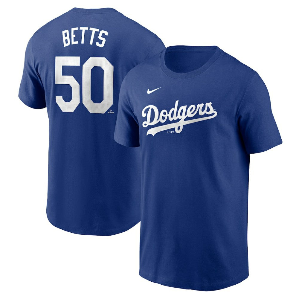 Mookie Betts Los Angeles Dodgers Nike Fuse Name & Number T-Shirt Online
