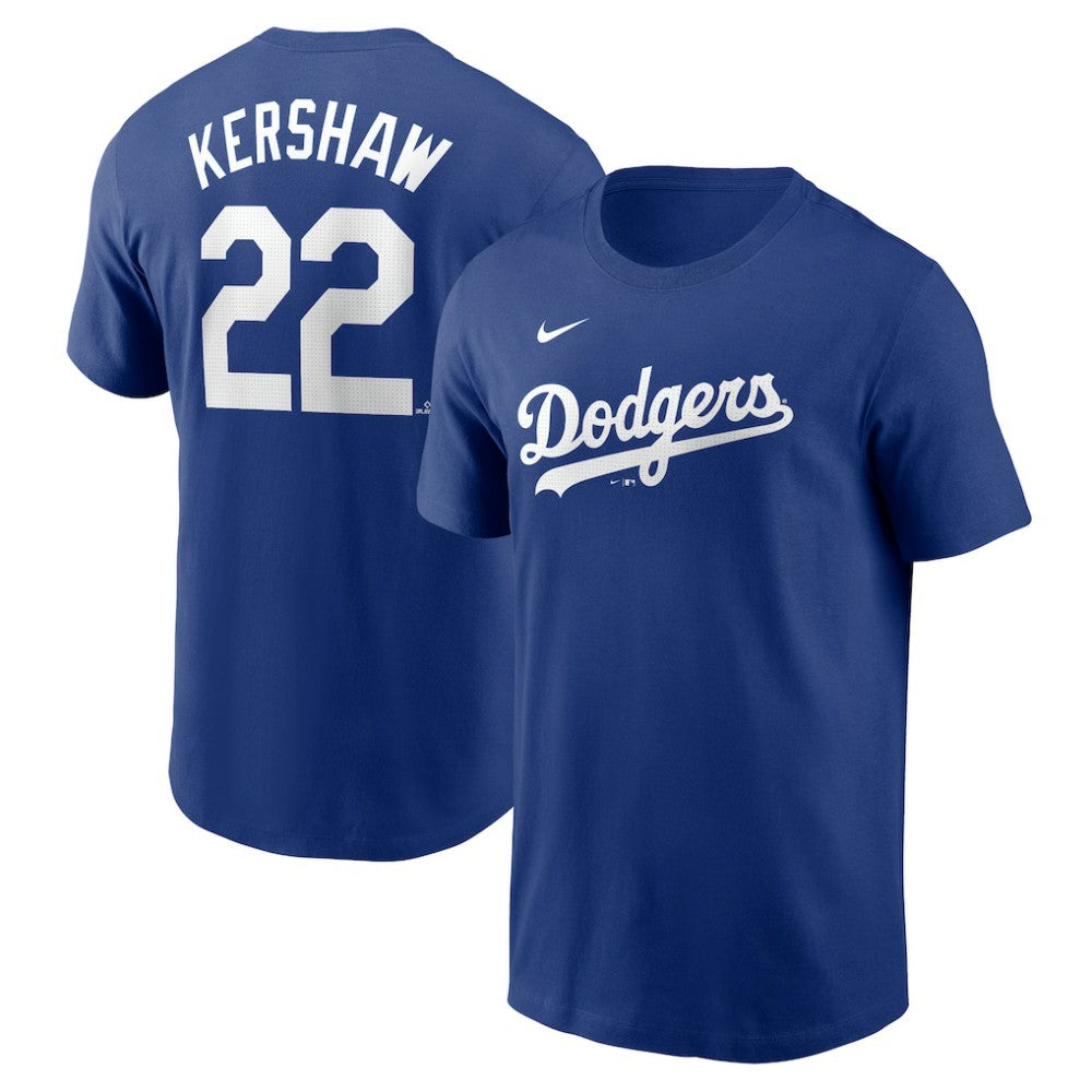 Clayton Kershaw Los Angeles Dodgers Nike Fuse Name & Number T-Shirt for sale