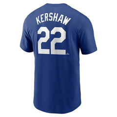 Clayton Kershaw Los Angeles Dodgers Nike Fuse Name & Number T-Shirt for sale