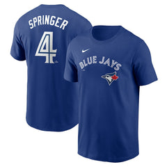 George Springer Toronto Blue Jays Nike Fuse Name & Number T-Shirt Lifestyle