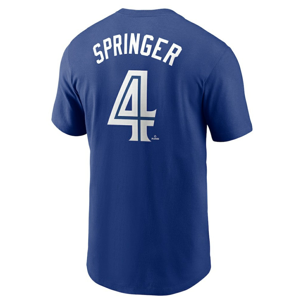 George Springer Toronto Blue Jays Nike Fuse Name & Number T-Shirt Lifestyle
