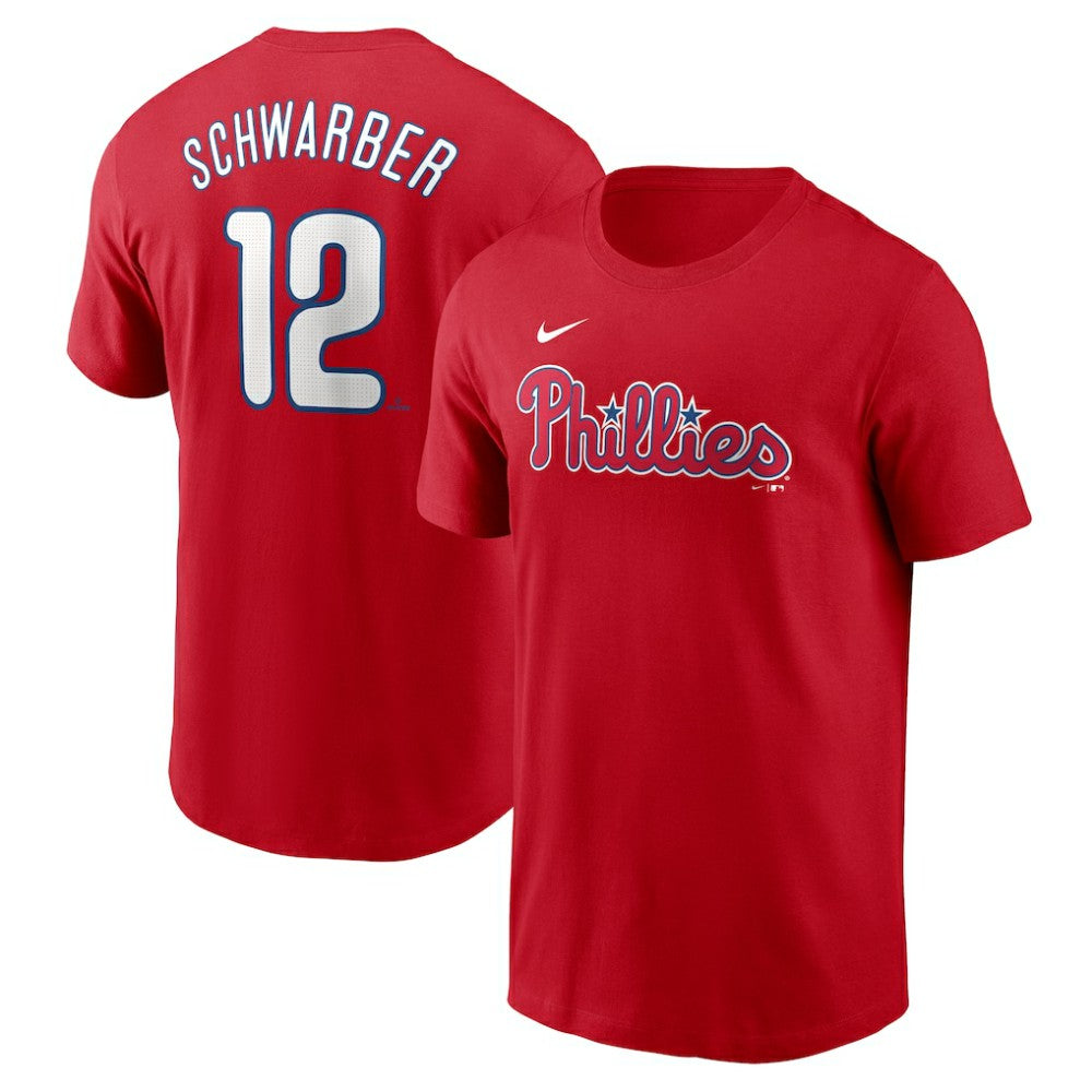 Kyle Schwarber Philadelphia Phillies Nike Fuse Name & Number T-Shirt discount