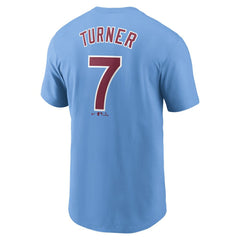 Trea Turner Philadelphia Phillies Nike Fuse Name & Number T-Shirt Online
