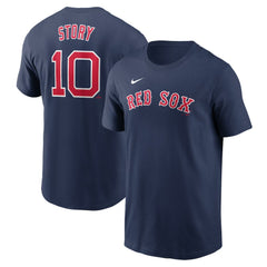 Trevor Story Boston Red Sox Nike Fuse Name & Number T-Shirt Near Me