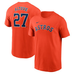 Jose Altuve Houston Astros Nike Fuse Name & Number T-Shirt On Sale