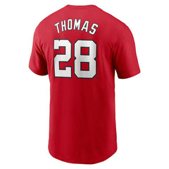 Lane Thomas Washington Nationals Nike Fuse Name & Number T-Shirt On Sale
