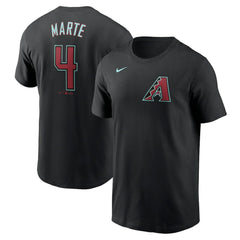 Ketel Marte Arizona Diamondbacks Nike Fuse Name & Number T-Shirt Clearance