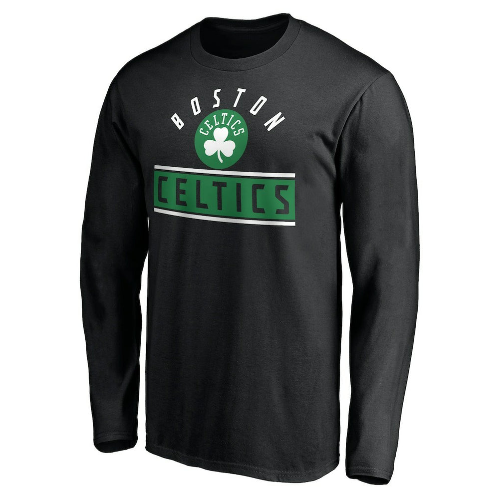 NBA - Boston Celtics Team Arch Knockout Long Sleeve T-Shirt - Black
