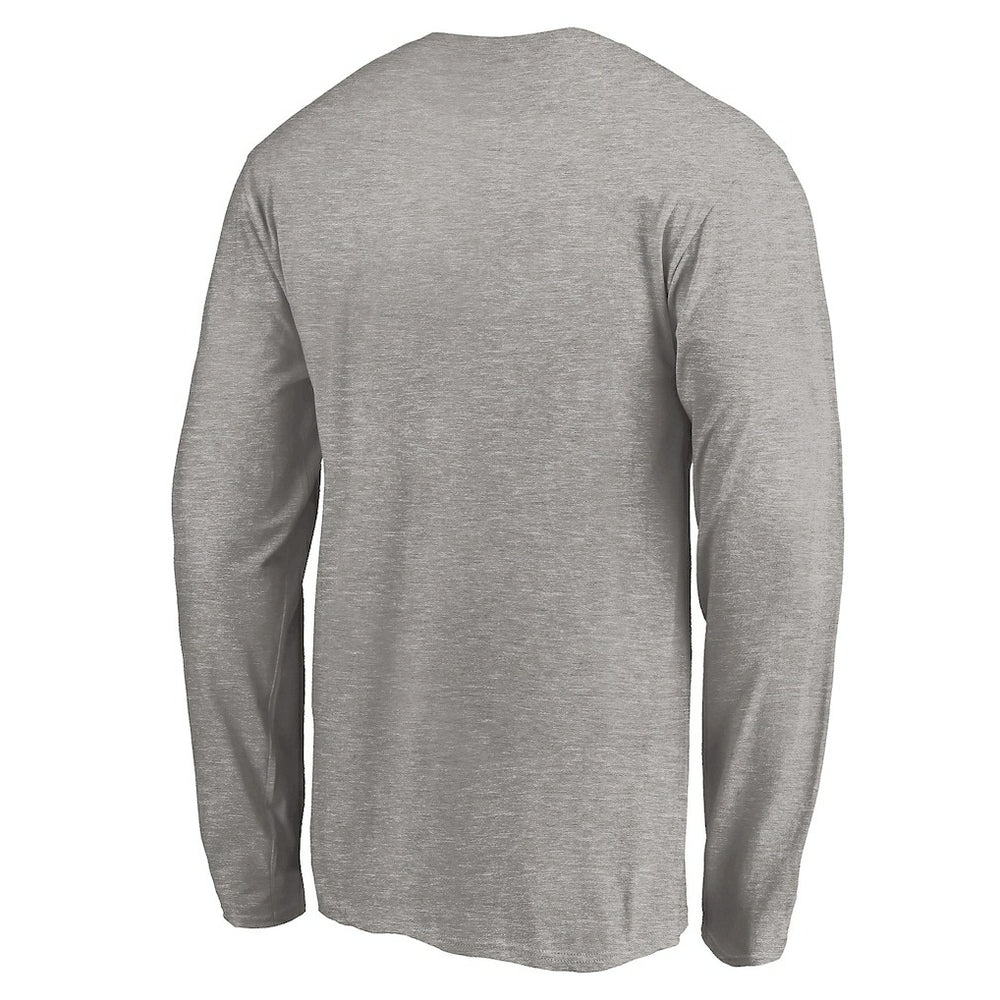 NBA - Charlotte Hornets Team Arch Knockout Long Sleeve T-Shirt - Heather Gray
