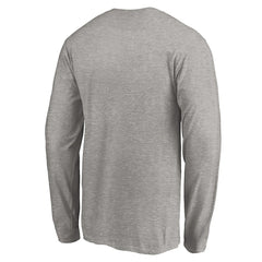 NBA - Charlotte Hornets Team Arch Knockout Long Sleeve T-Shirt - Heather Gray