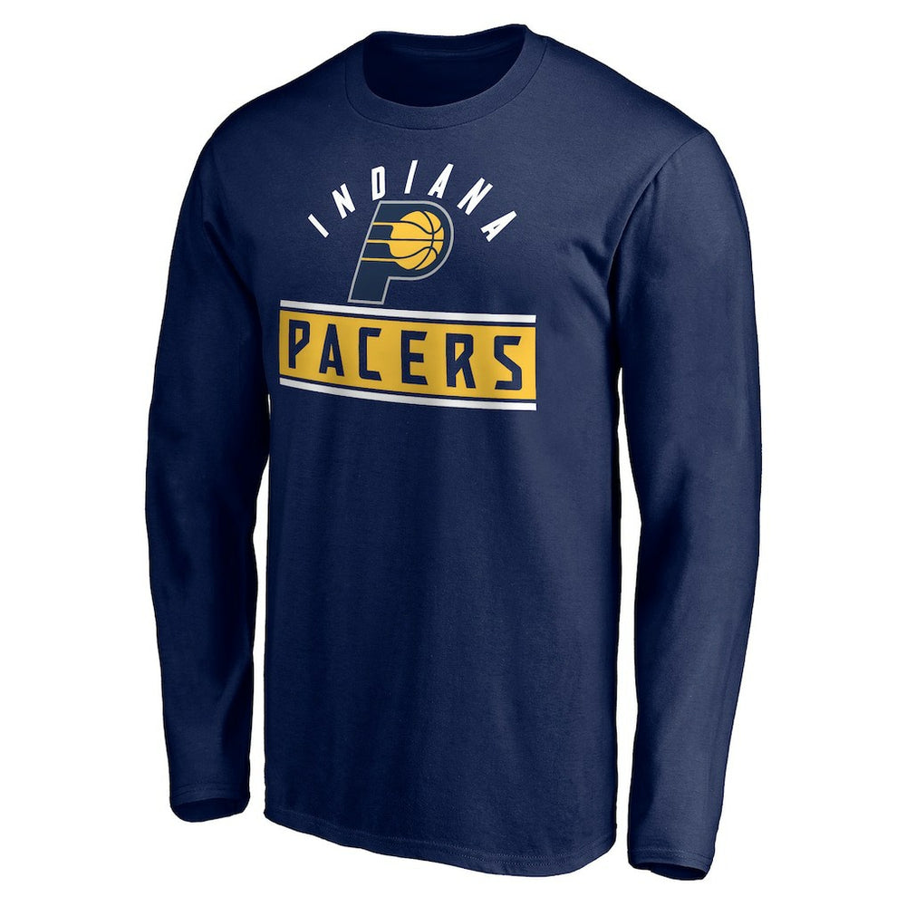 NBA - Indiana Pacers Team Arch Knockout Long Sleeve T-Shirt - Navy