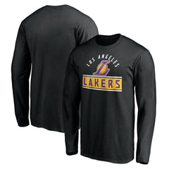 NBA - Los Angeles Lakers Team Arch Knockout Long Sleeve T-Shirt - Black