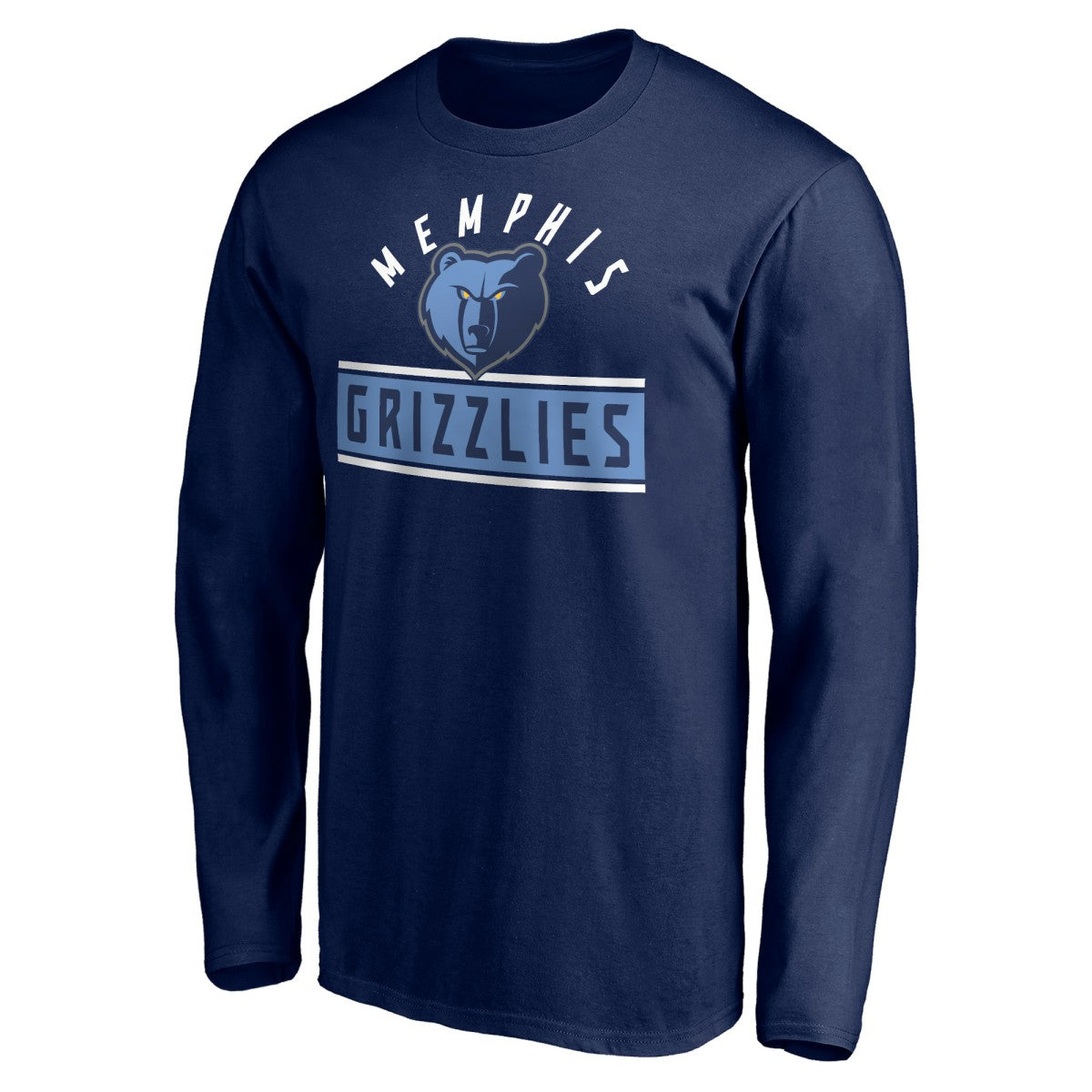 NBA - Memphis Grizzlies Team Arch Knockout Long Sleeve T-Shirt - Navy