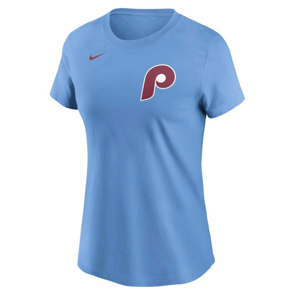 Bryce Harper Philadelphia Phillies Nike Women's Cooperstown Collection Fuse Name & Number T-Shirt Near Me