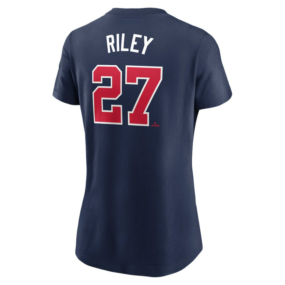 Austin Riley Atlanta Braves Nike Women's Cooperstown Collection Fuse Name & Number T-Shirt Sale