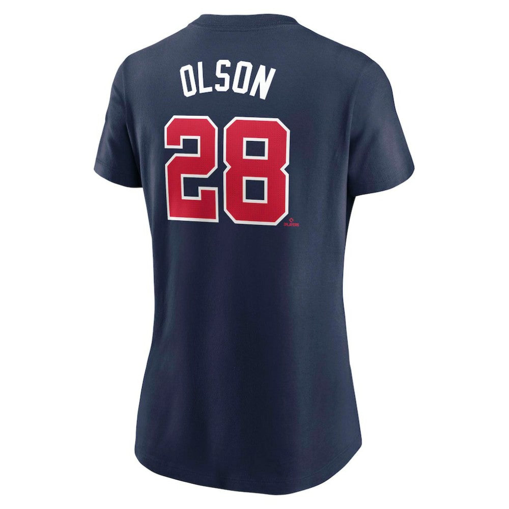 Matt Olson Atlanta Braves Nike Women's Cooperstown Collection Fuse Name & Number T-Shirt Sale