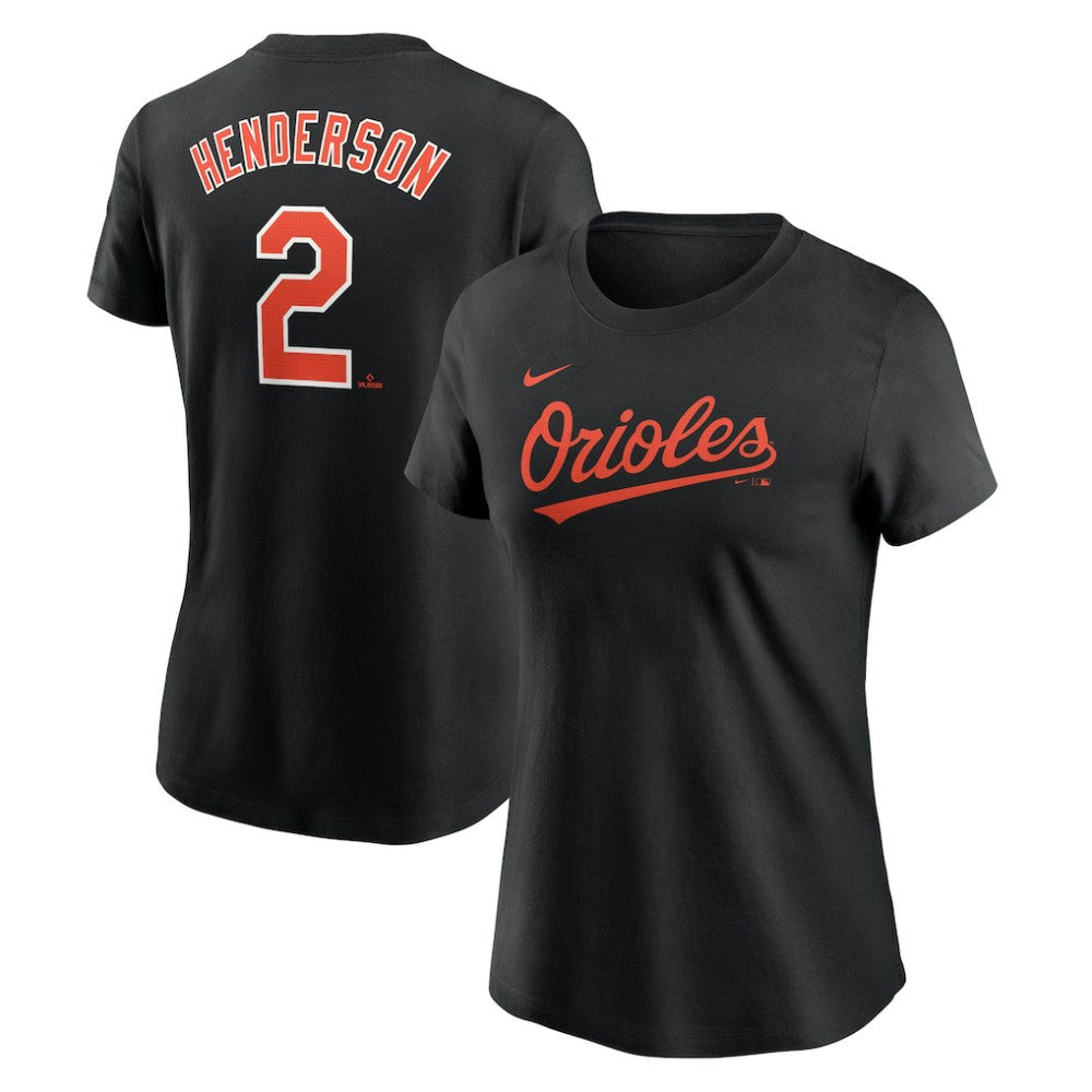 Gunnar Henderson Baltimore Orioles Nike Women's Cooperstown Collection Fuse Name & Number T-Shirt Lifestyle