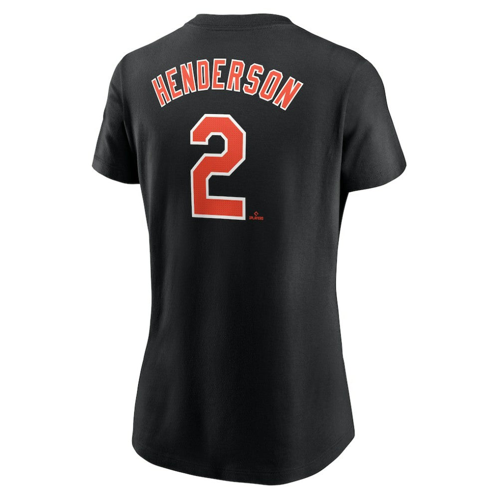 Gunnar Henderson Baltimore Orioles Nike Women's Cooperstown Collection Fuse Name & Number T-Shirt Lifestyle