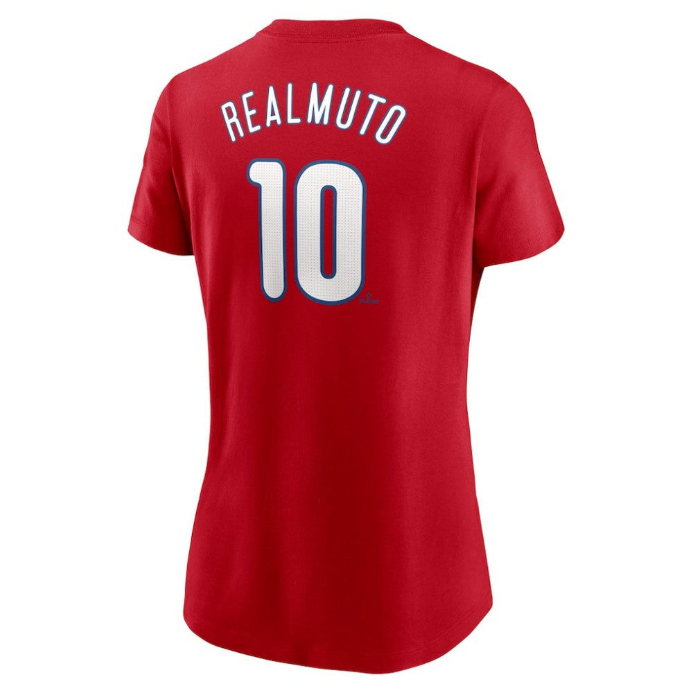 J.T. Realmuto Philadelphia Phillies Nike Women's Cooperstown Collection Fuse Name & Number T-Shirt Online