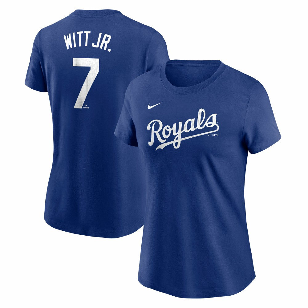 Bobby Witt Jr. Kansas City Royals Nike Women's Cooperstown Collection Fuse Name & Number T-Shirt discount