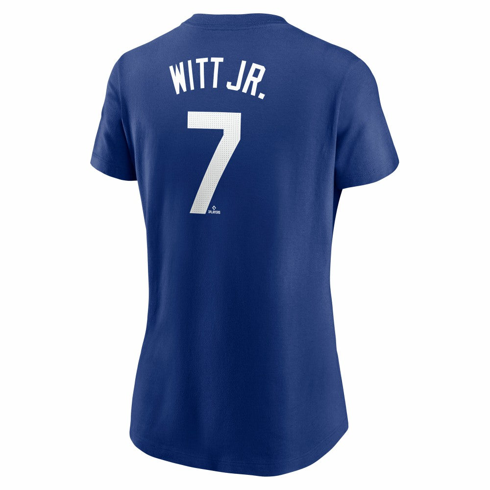 Bobby Witt Jr. Kansas City Royals Nike Women's Cooperstown Collection Fuse Name & Number T-Shirt discount