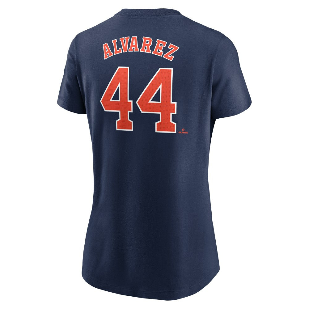 Yordan Alvarez Houston Astros Nike Women's Cooperstown Collection Fuse Name & Number T-Shirt for sale