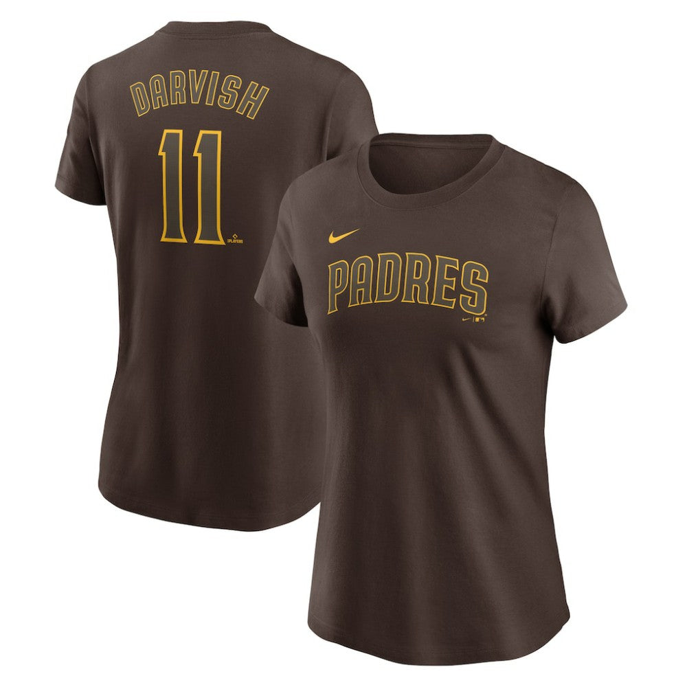 Yu Darvish San Diego Padres Nike Women's Cooperstown Collection Fuse Name & Number T-Shirt Clearance