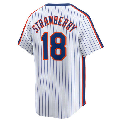 Darryl Strawberry New York Mets Nike Throwback Cooperstown Limited Jersey - Navy | MLB Jerseys