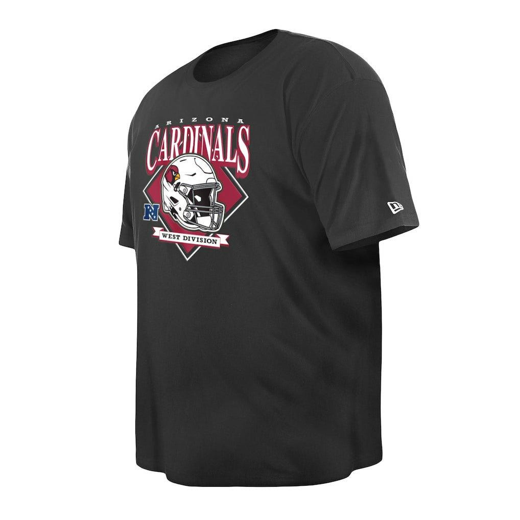 Arizona Cardinals New Era Big & Tall Helmet T-Shirt Black - NFL