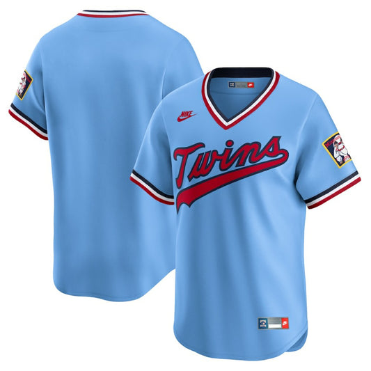 Minnesota Twins Nike Cooperstown Collection Limited Jersey - Light Blue | MLB Jerseys