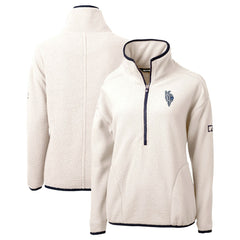 Kansas City Royals Cutter & Buck Women's City Connect Cascade Eco Sherpa Fleece Half-Zip Pullover Jacket for sale