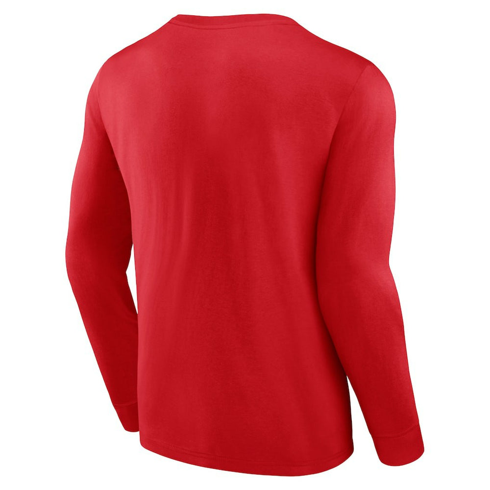 Fanatics - Chicago Bulls Baseline Long Sleeve T-Shirt - Red