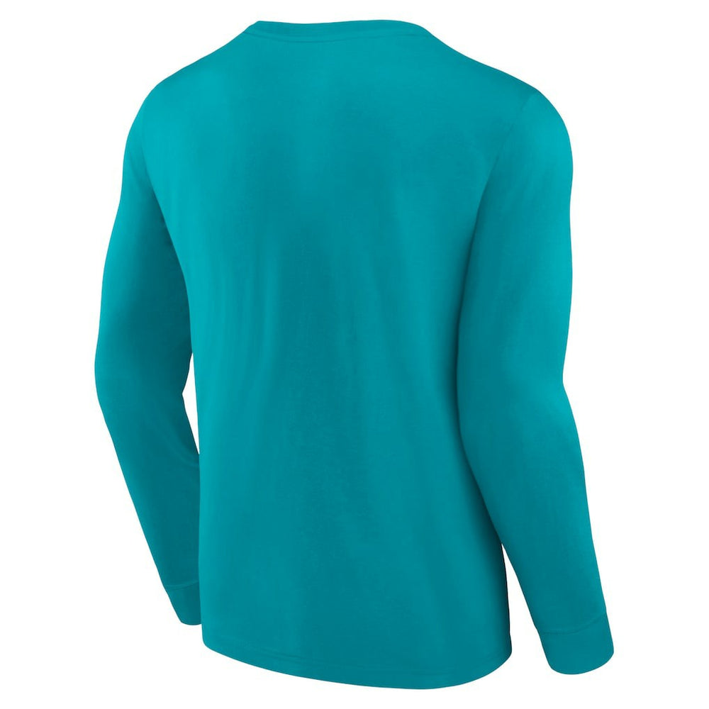 Fanatics - Charlotte Hornets Baseline Long Sleeve T-Shirt - Teal