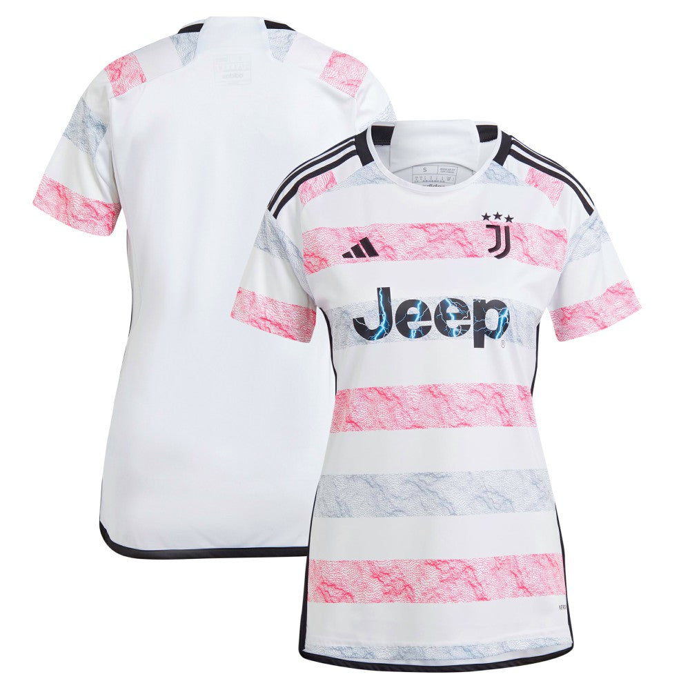 Adidas Juventus Women's 2023/24 Away Replica Jerseys - White
