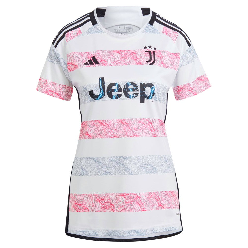Adidas Juventus Women's 2023/24 Away Replica Jerseys - White