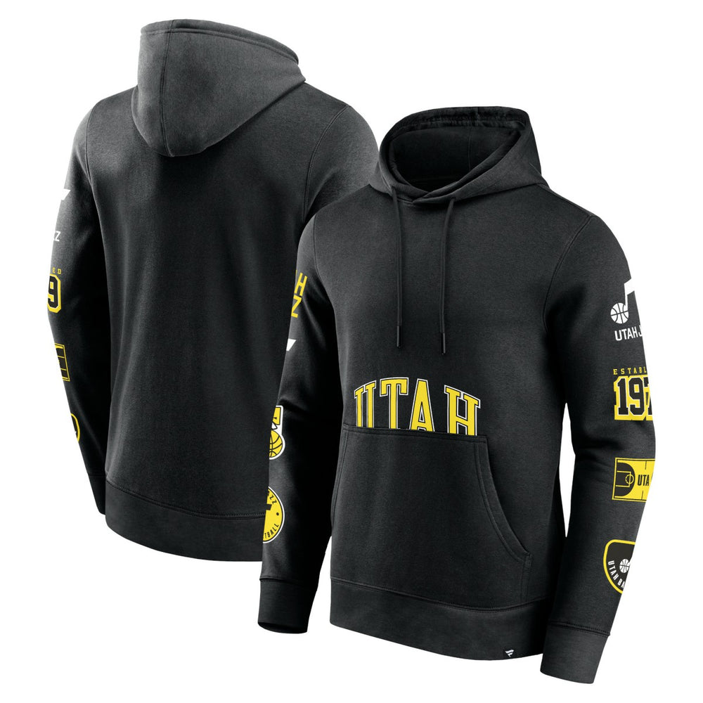 Fanatics - Utah Jazz Home Court Pullover Hoodie - Black
