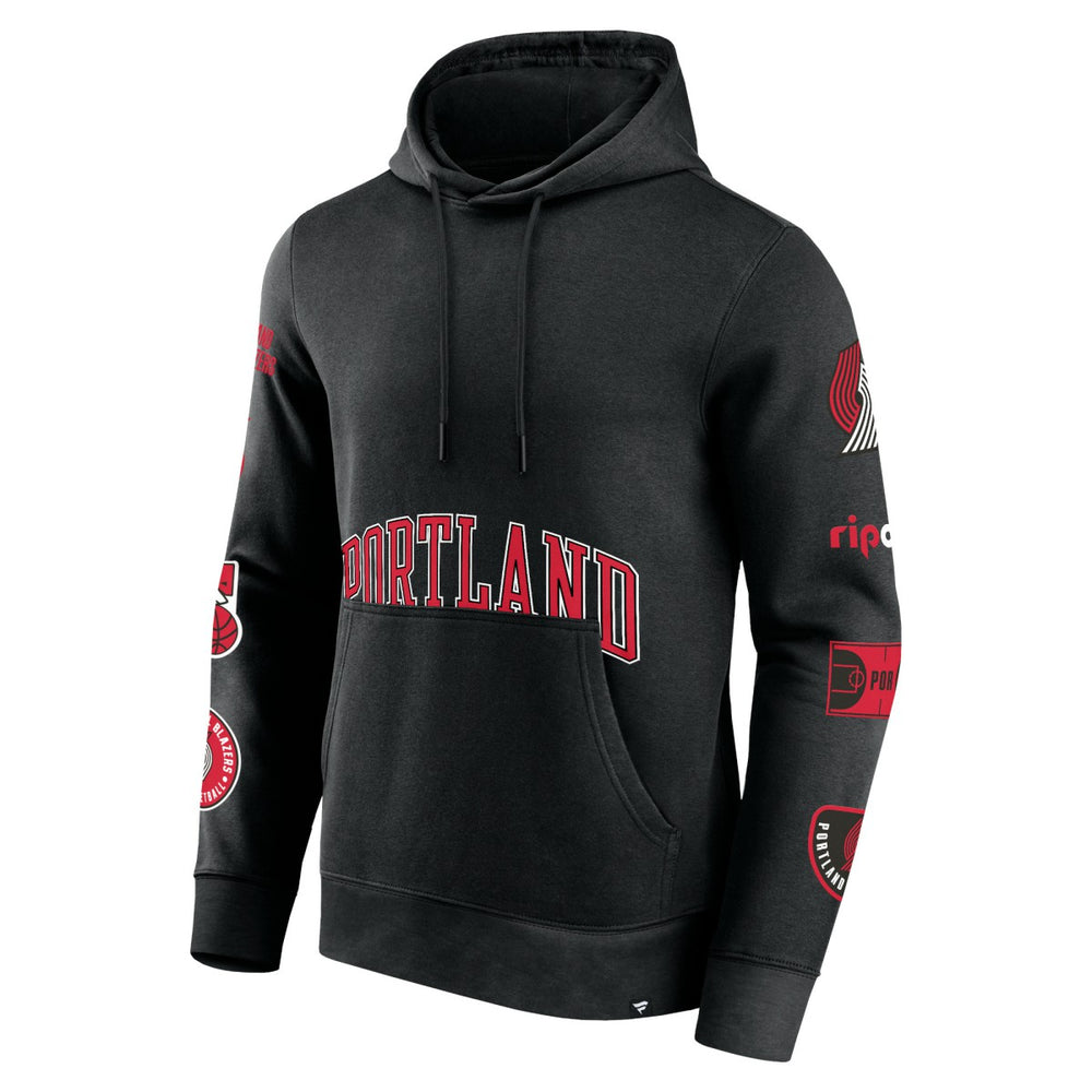 Fanatics - Portland Trail Blazers Home Court Pullover Hoodie - Black