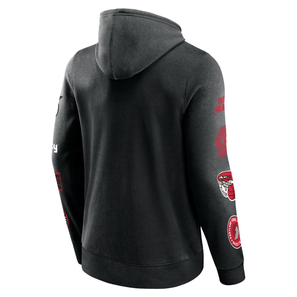 Fanatics - Portland Trail Blazers Home Court Pullover Hoodie - Black