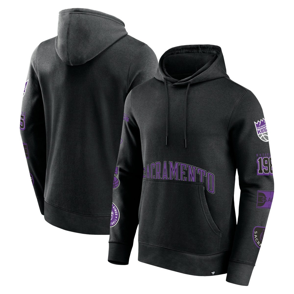Fanatics - Sacramento Kings Home Court Pullover Hoodie - Black