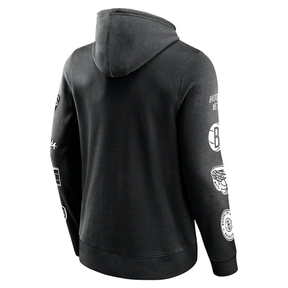 Fanatics - Brooklyn Nets Home Court Pullover Hoodie - Black