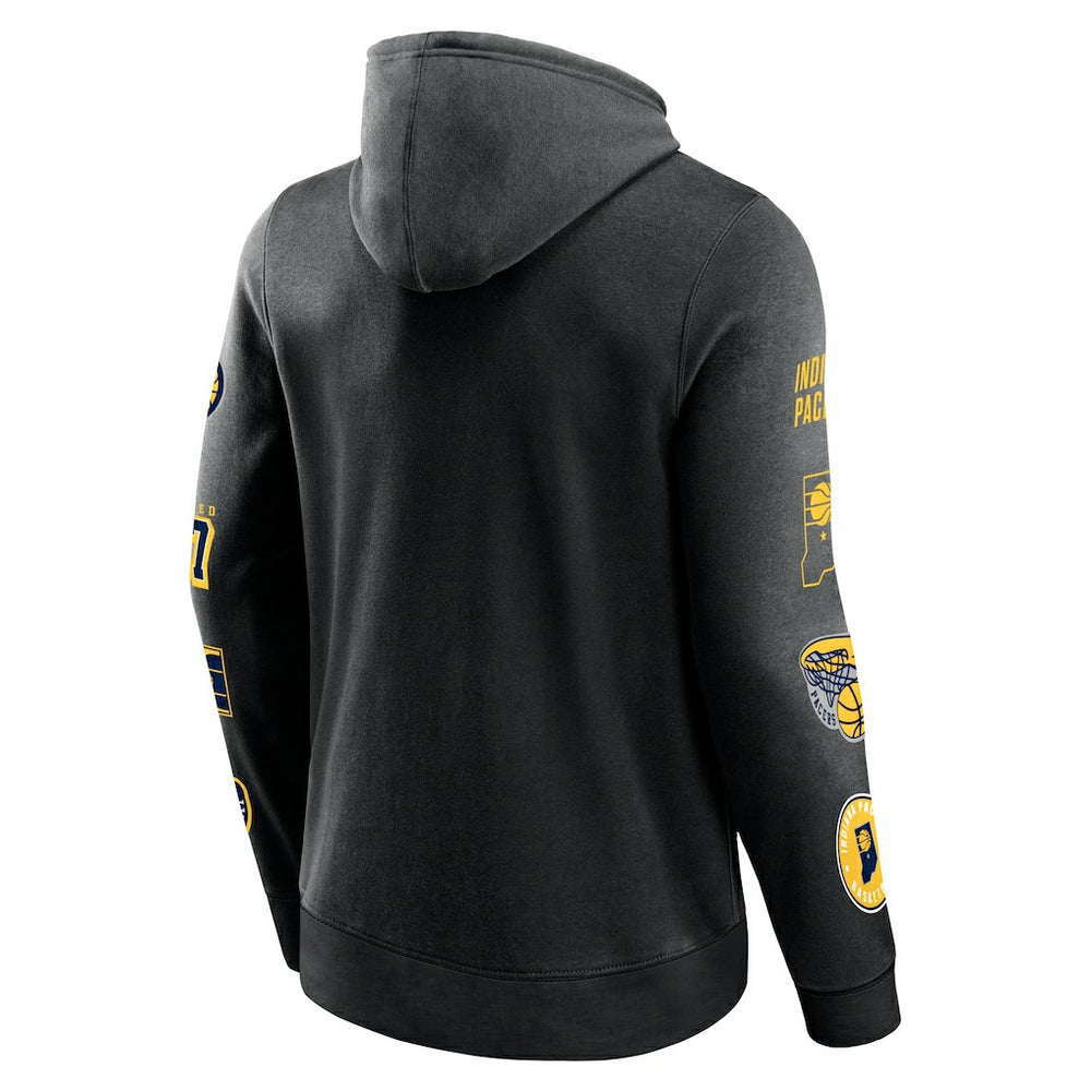 Fanatics - Indiana Pacers Home Court Pullover Hoodie - Black