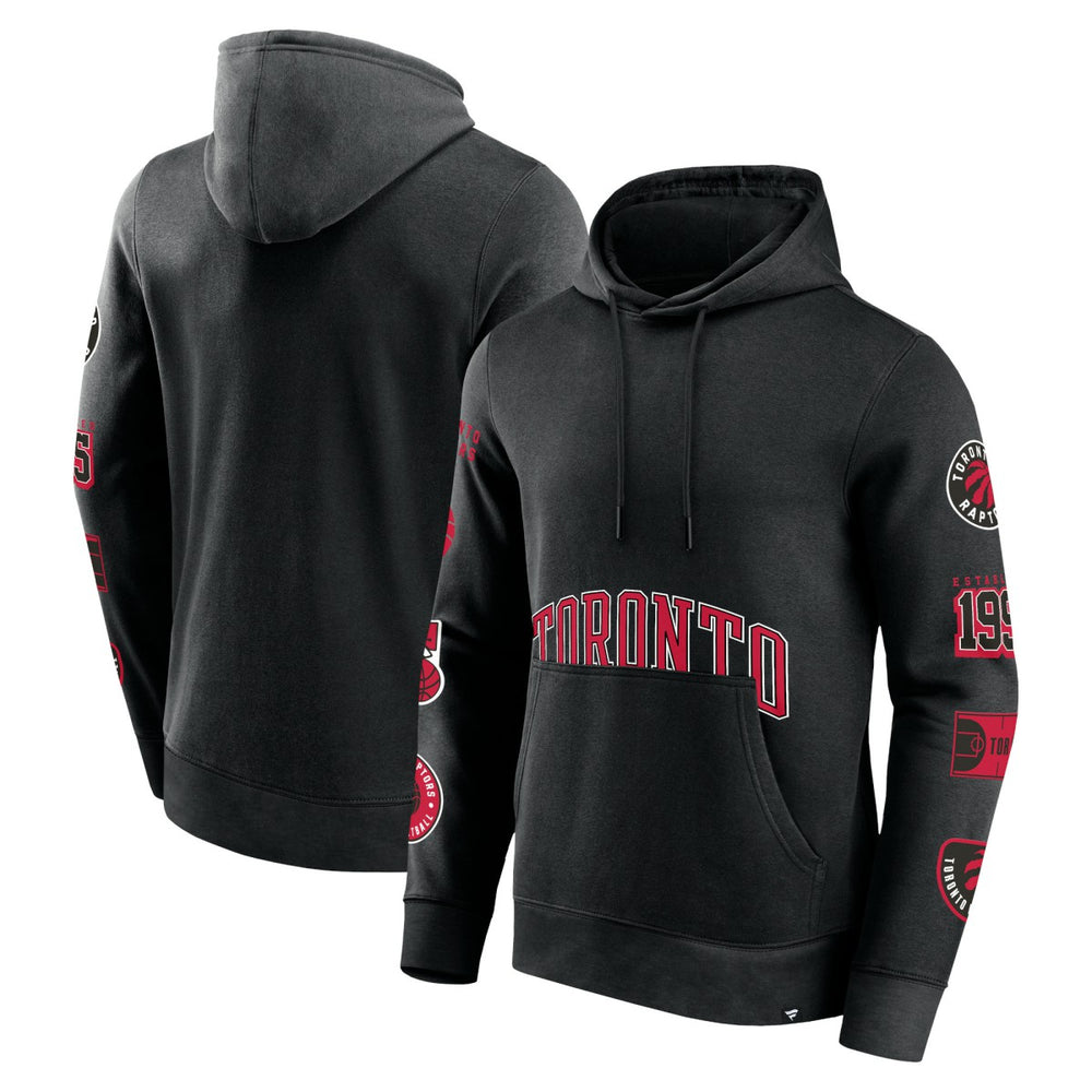 Fanatics - Toronto Raptors Home Court Pullover Hoodie - Black