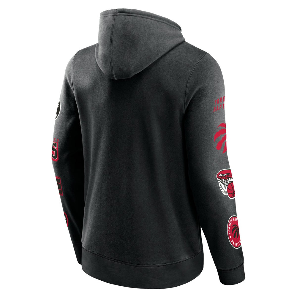 Fanatics - Toronto Raptors Home Court Pullover Hoodie - Black