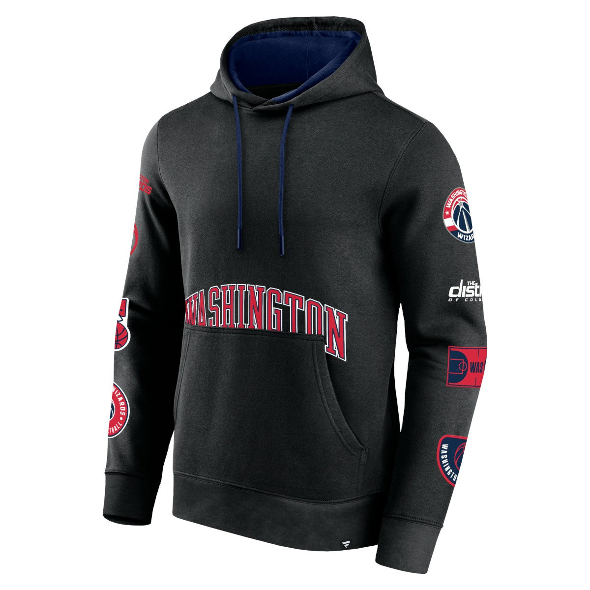 Fanatics - Washington Wizards Home Court Pullover Hoodie - Black