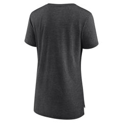 Fanatics - San Antonio Spurs Women's League Leader Tri-Blend T-Shirt - Heather Charcoal