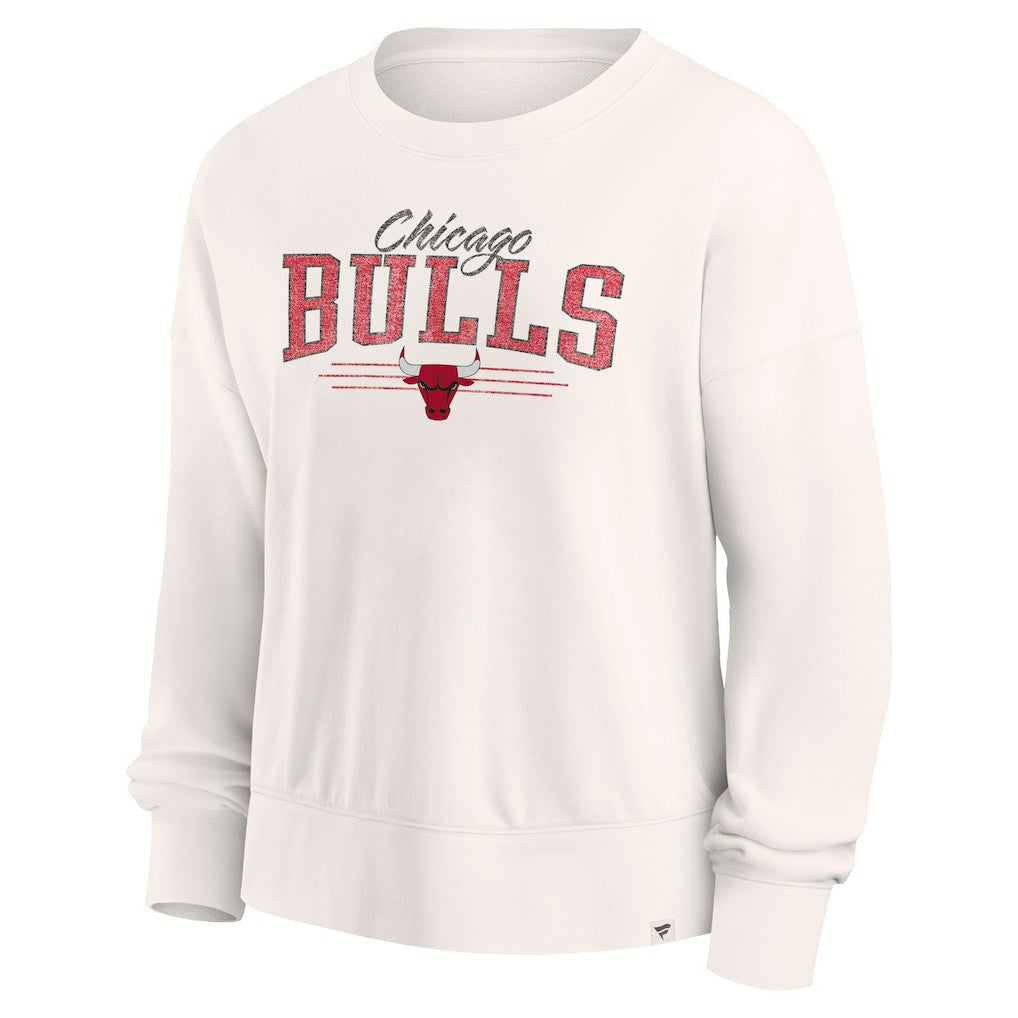 Fanatics - Chicago Bulls Women's Close the Game Pullover Sweatshirt - Cream
