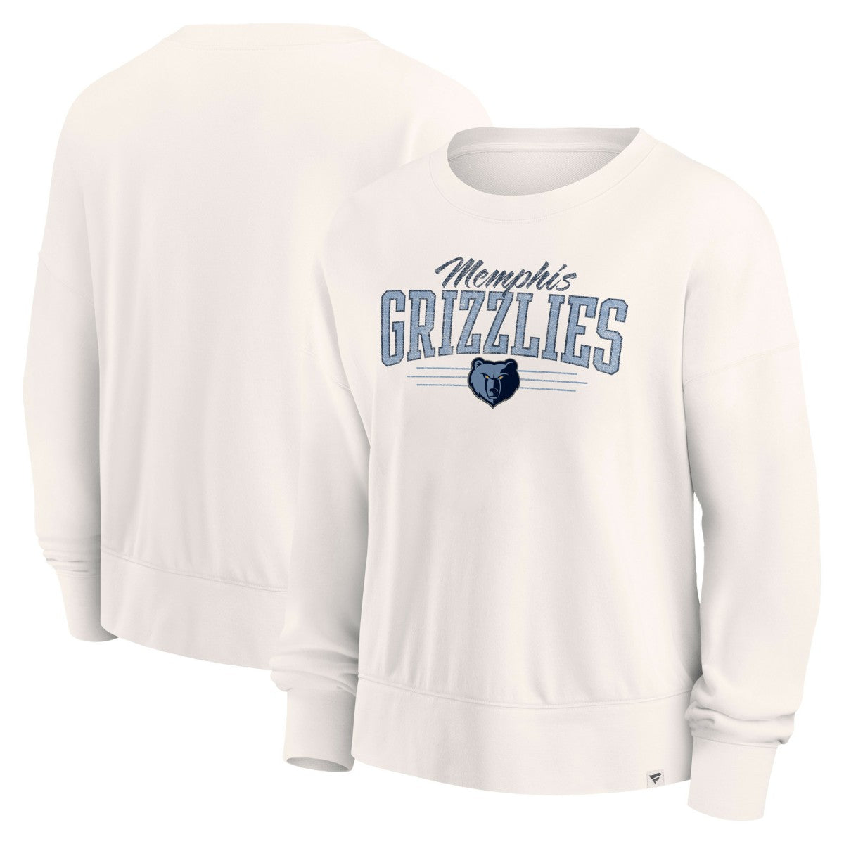 Fanatics - Memphis Grizzlies Women's Close the Game Pullover Sweatshirt - Cream