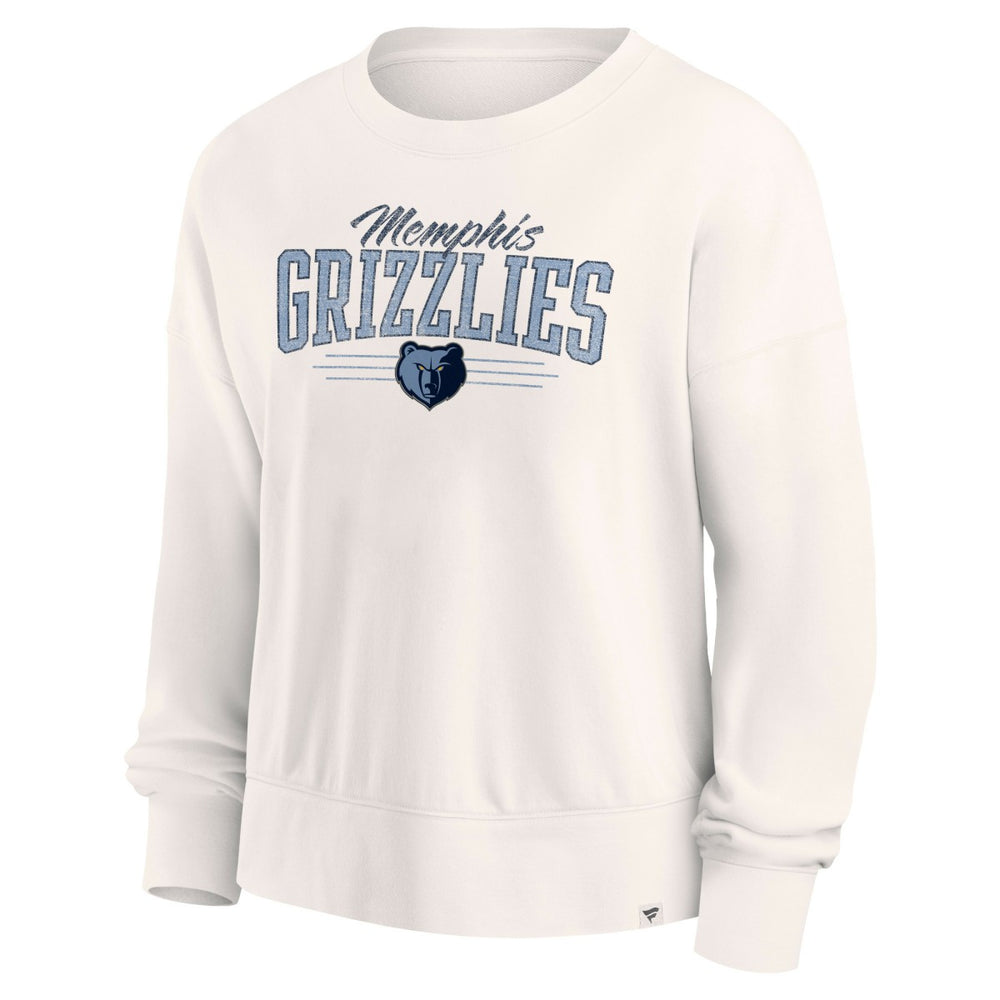 Fanatics - Memphis Grizzlies Women's Close the Game Pullover Sweatshirt - Cream